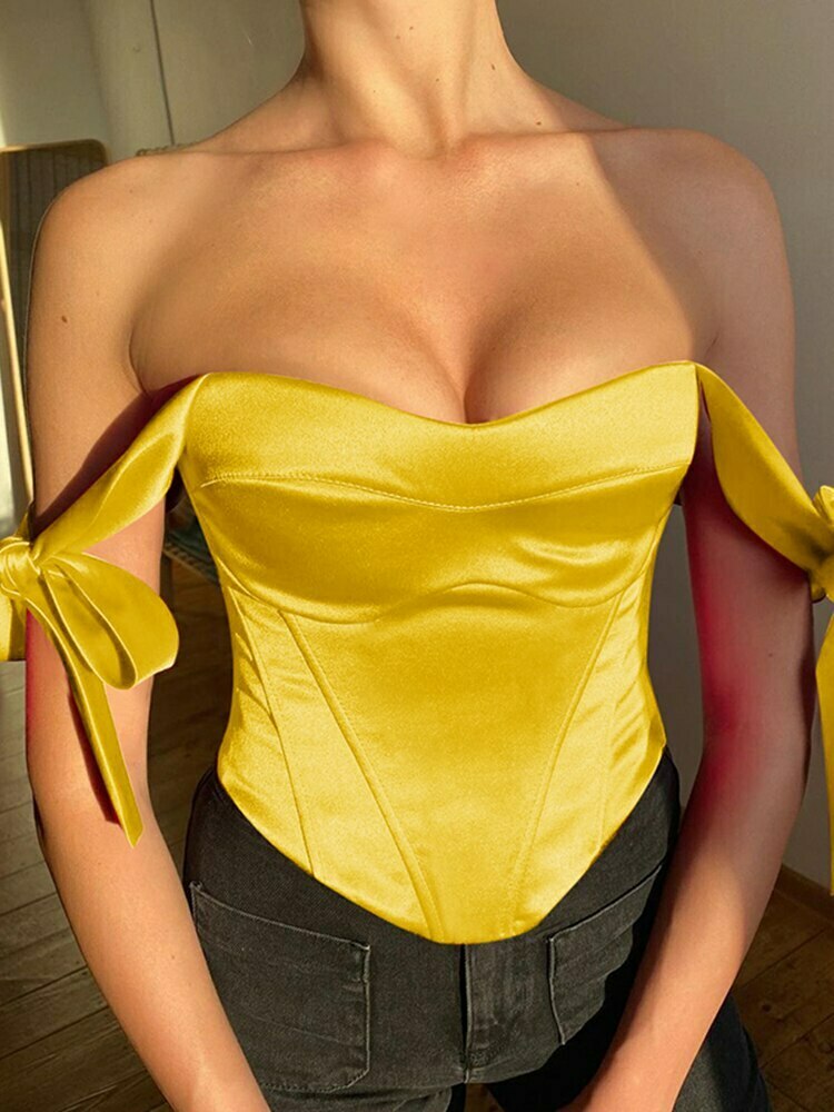 2024 Y2K Vintage Corset Top with Irregular Hem - Cute Summer Aesthetic Fashion