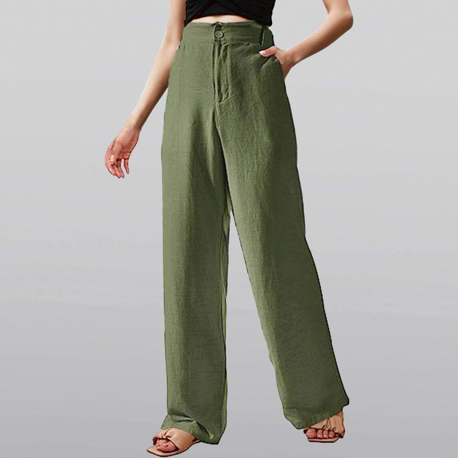 Chic High-Waisted Wide-Leg Suit Pants for Y2K, Coquette, and Grunge Aesthetic Styles