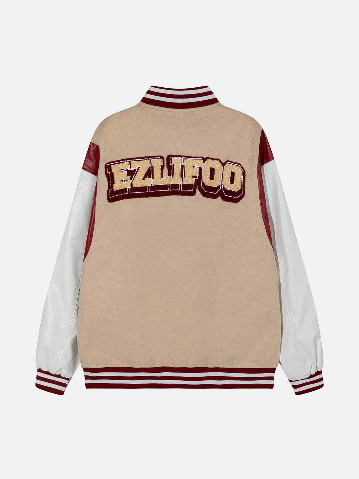 EZLIFOO' Y2K Embroidery Jacket - Retro 90s Grunge Summer Outfit for Y2K Fashion Lovers