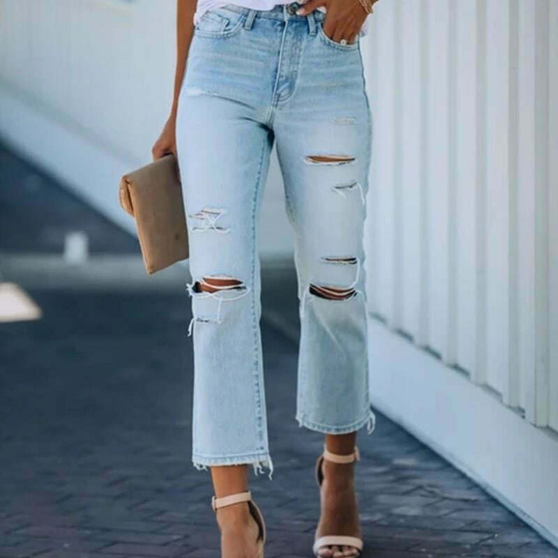 High Waist Y2K Jeans - Vintage Grunge Style, Cute Aesthetic Denim for Trendy Outfits