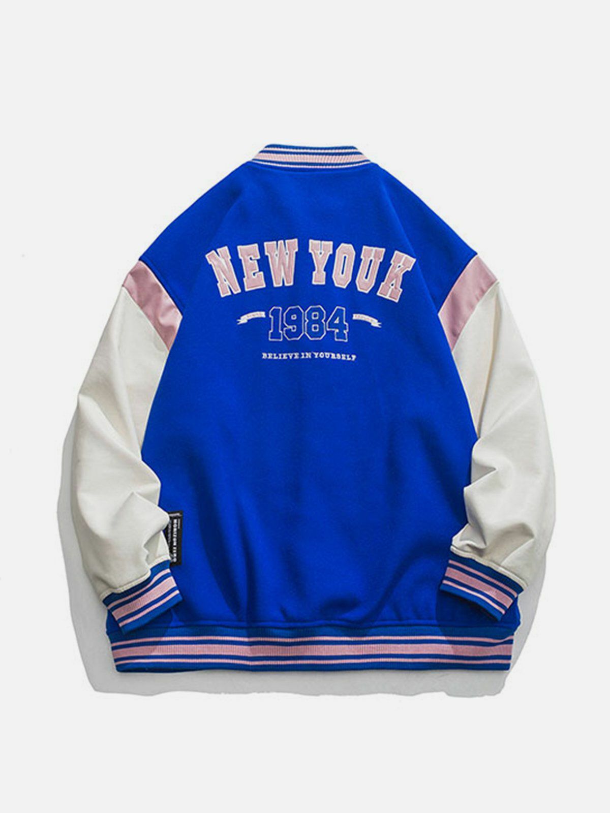 NEWYOUK' Y2K Print Jacket - Retro 90s Grunge Style for Summer Parties & Outfits