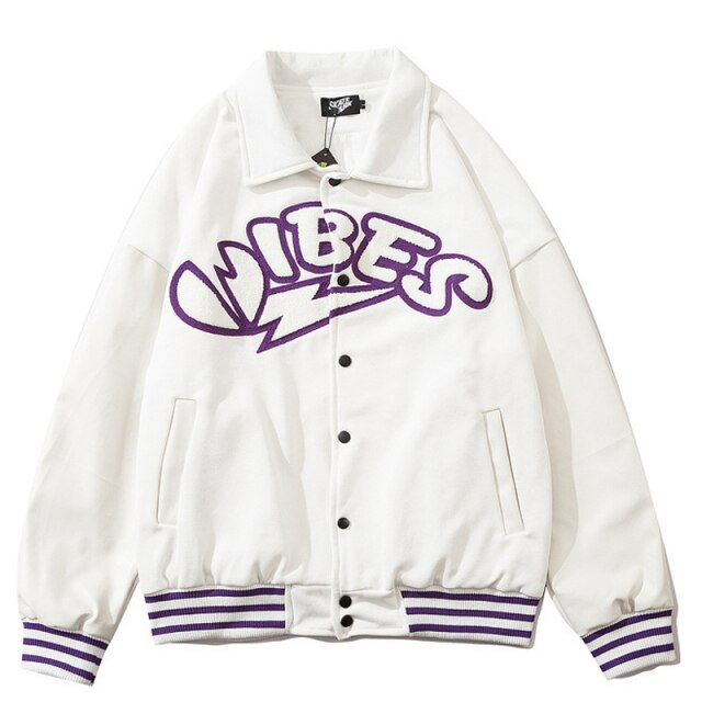 Vibes White Y2K Jacket - Retro 90s Grunge Summer Outfit for Y2K Party & Club Looks