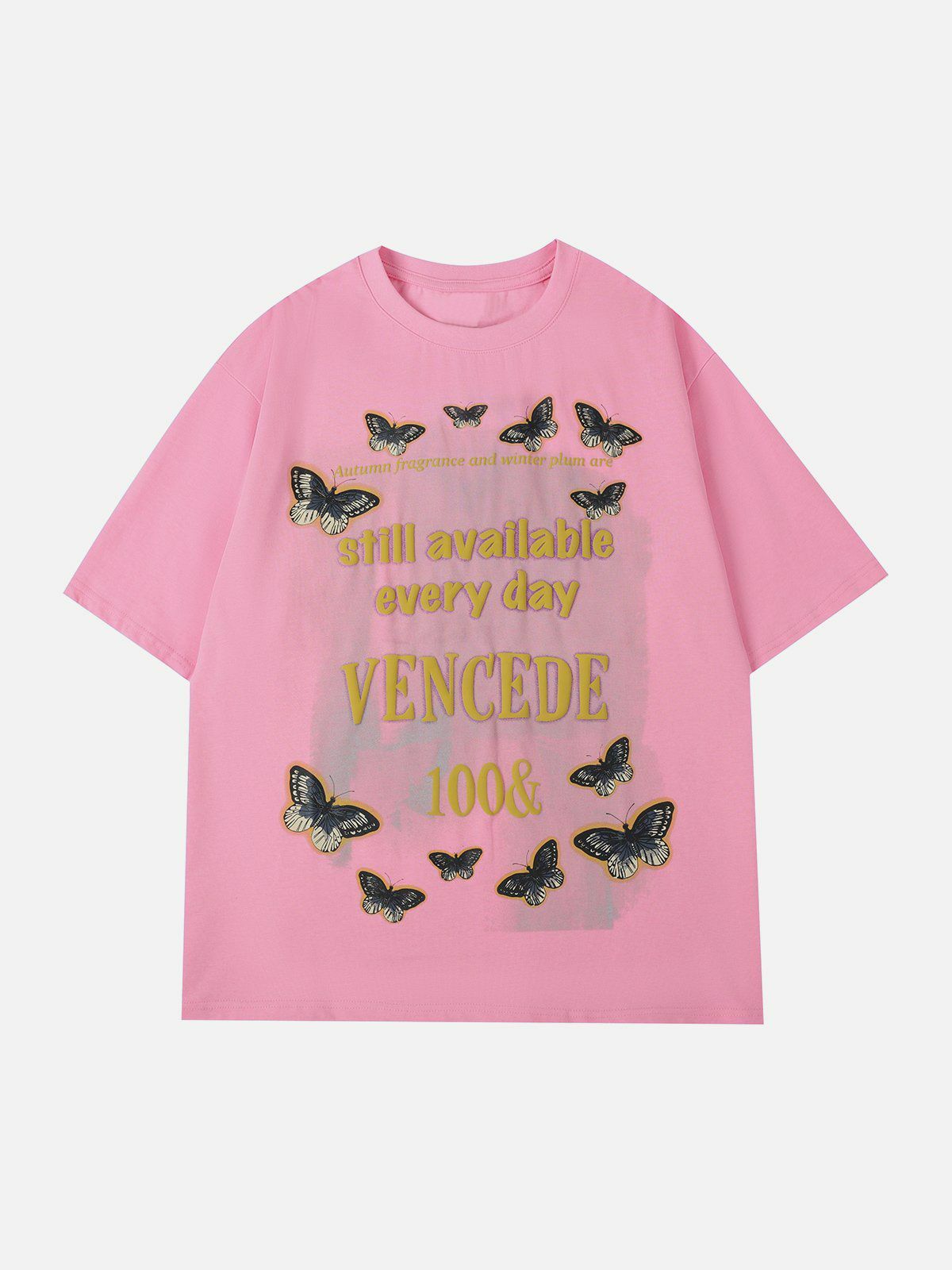 Y2K Butterfly Graphic Tee - Retro 90s Summer Outfit, Grunge Style Top for Y2K Vibes