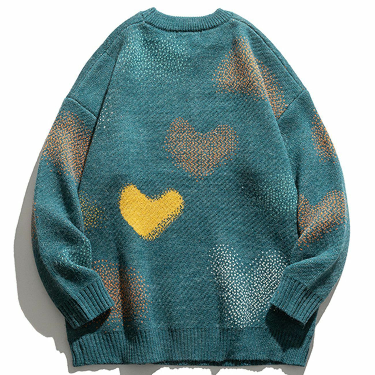 Y2K Cartoon Little Bee Knit Sweater - Retro 90s Grunge Style for Summer Outfits