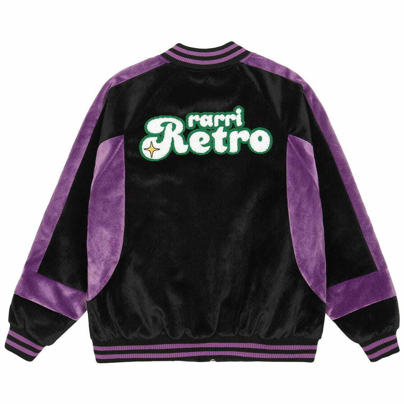 Y2K Color Block Letter Embroidery Jacket - Retro 90s Grunge Summer Outfit Essential