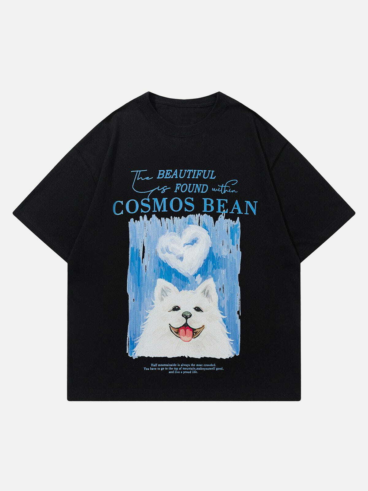 Y2K Cute Samoyed Print Baby Tee - Retro 90s Grunge Summer Outfit for Y2K Vibes