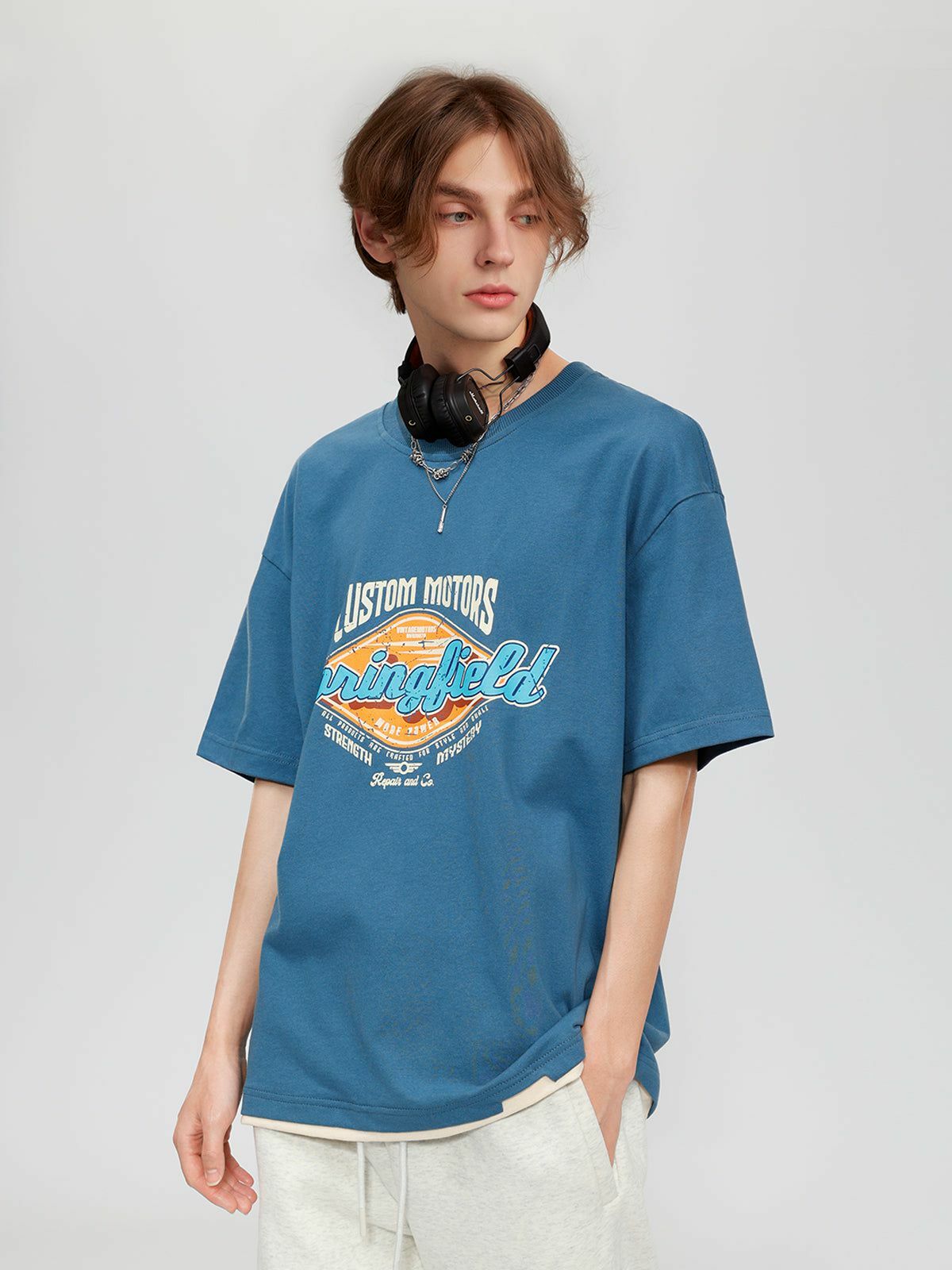 Y2K Diamond Letter Graphic Tee - Retro 90s Grunge Top for Summer Party Outfits