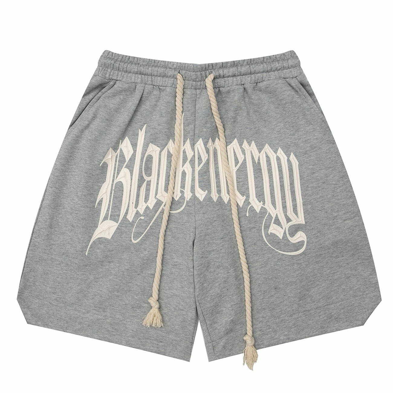 Y2K Embroidered Drawstring Shorts - Retro 90s Grunge Summer Outfit for Women