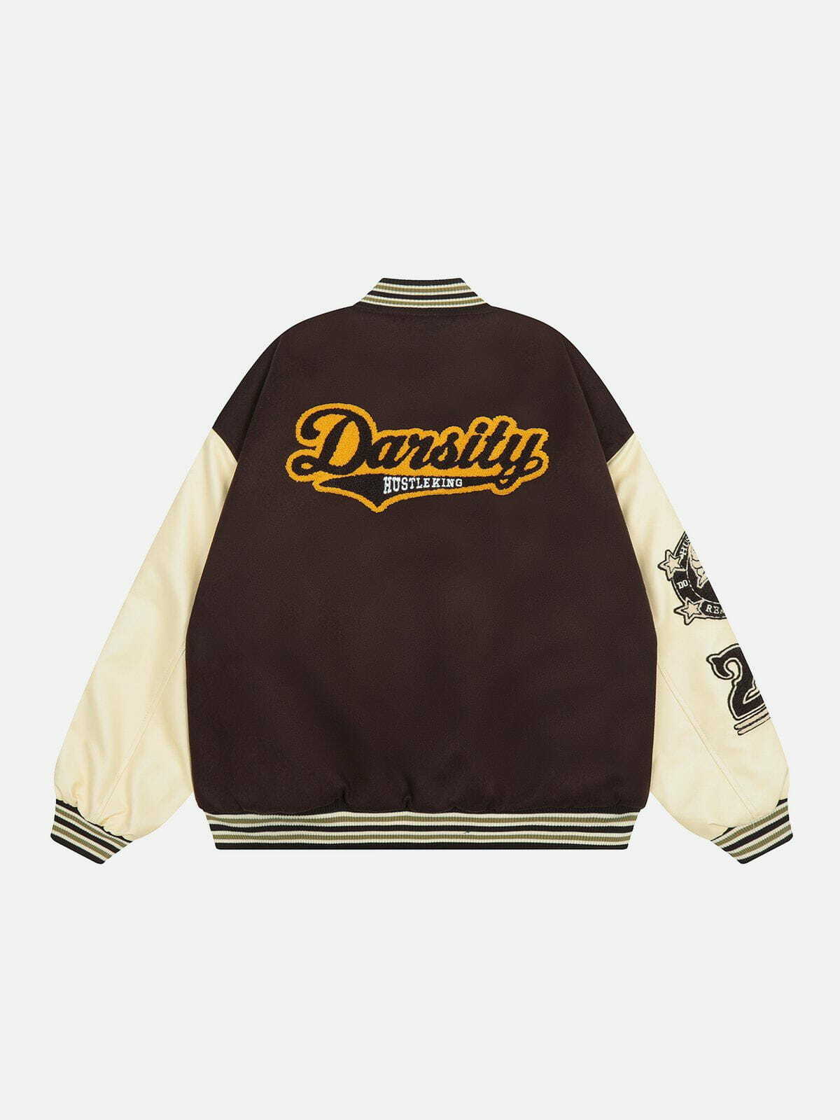 Y2K Embroidered Varsity Jacket - Retro 90s Grunge Style for Summer Parties & Outfits