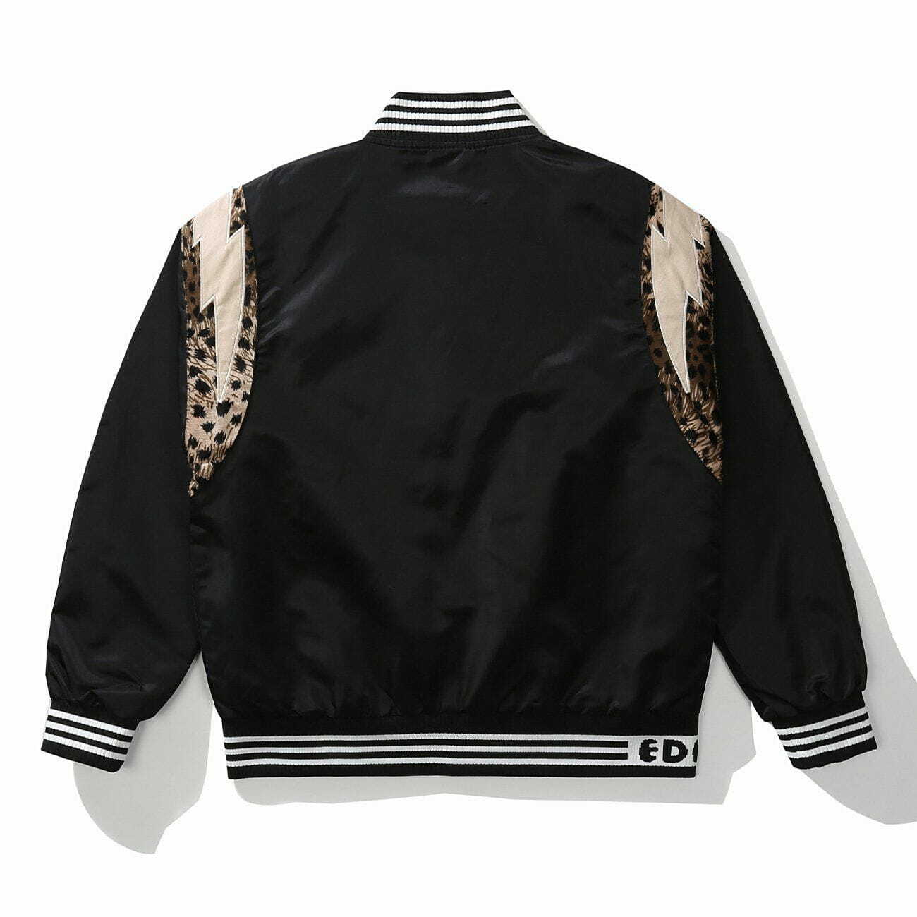 Y2K Embroidery Letter Varsity Jacket - Retro 90s Grunge Outfit for Summer Parties