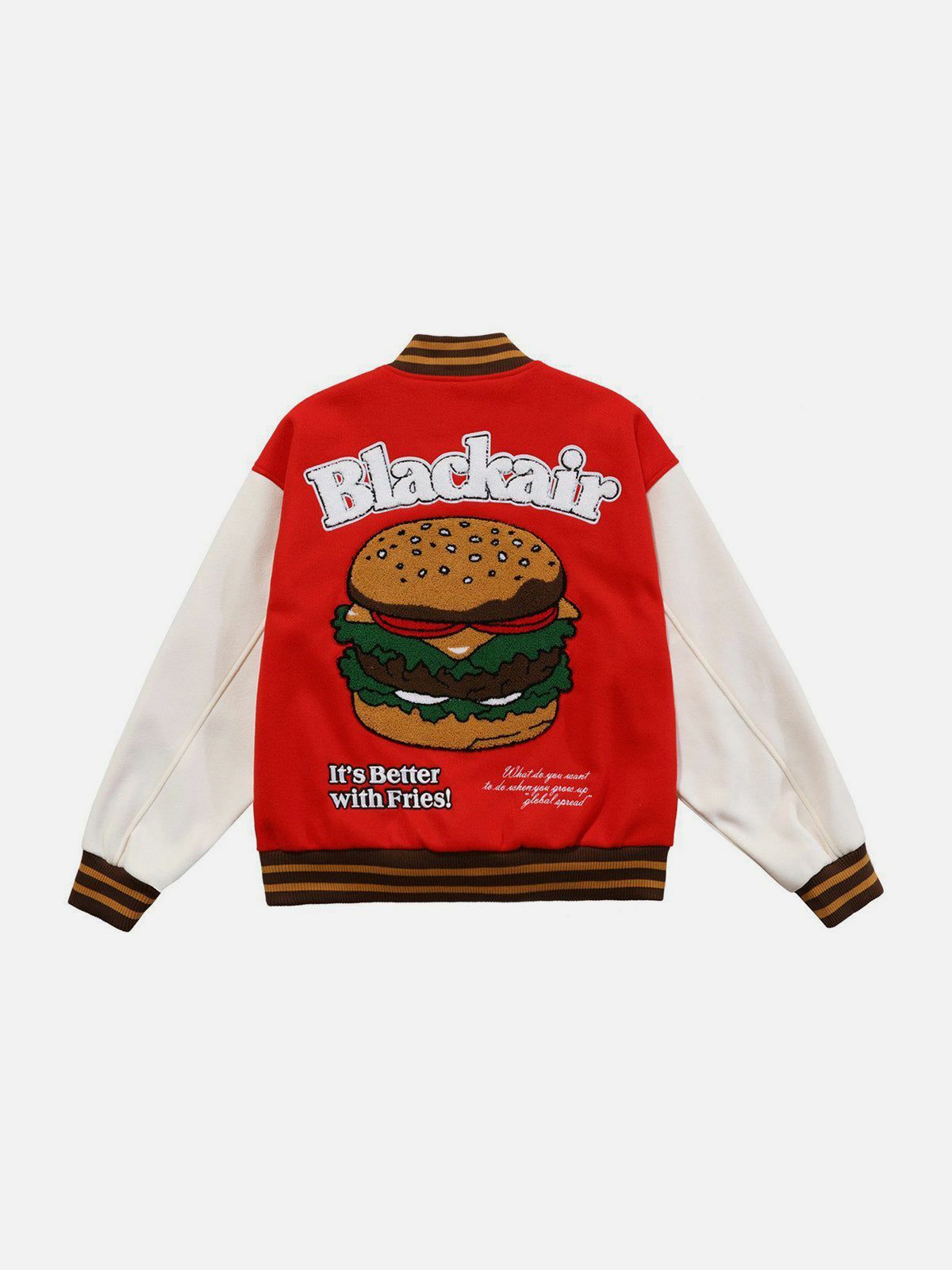 Y2K Embroidery Varsity Jacket - Retro 90s Grunge Style for Summer Parties & Outfits