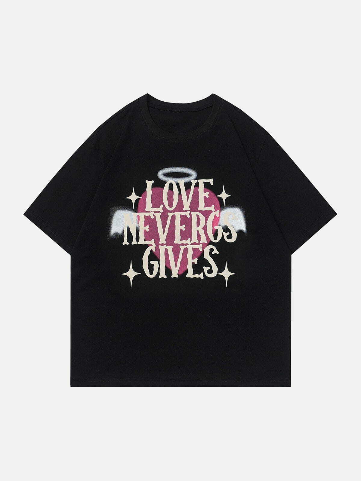 Y2K Foam Heart Print Baby Tee - Retro 90s Grunge Summer Outfit for Y2K Vibes