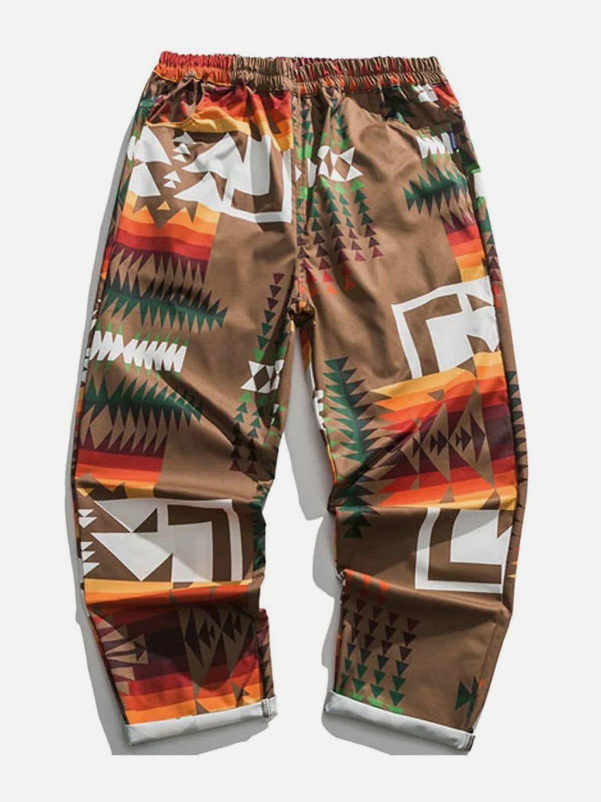 Y2K Full Print Pants - Retro 90s Grunge Outfit for Summer Parties & Beach Vibes