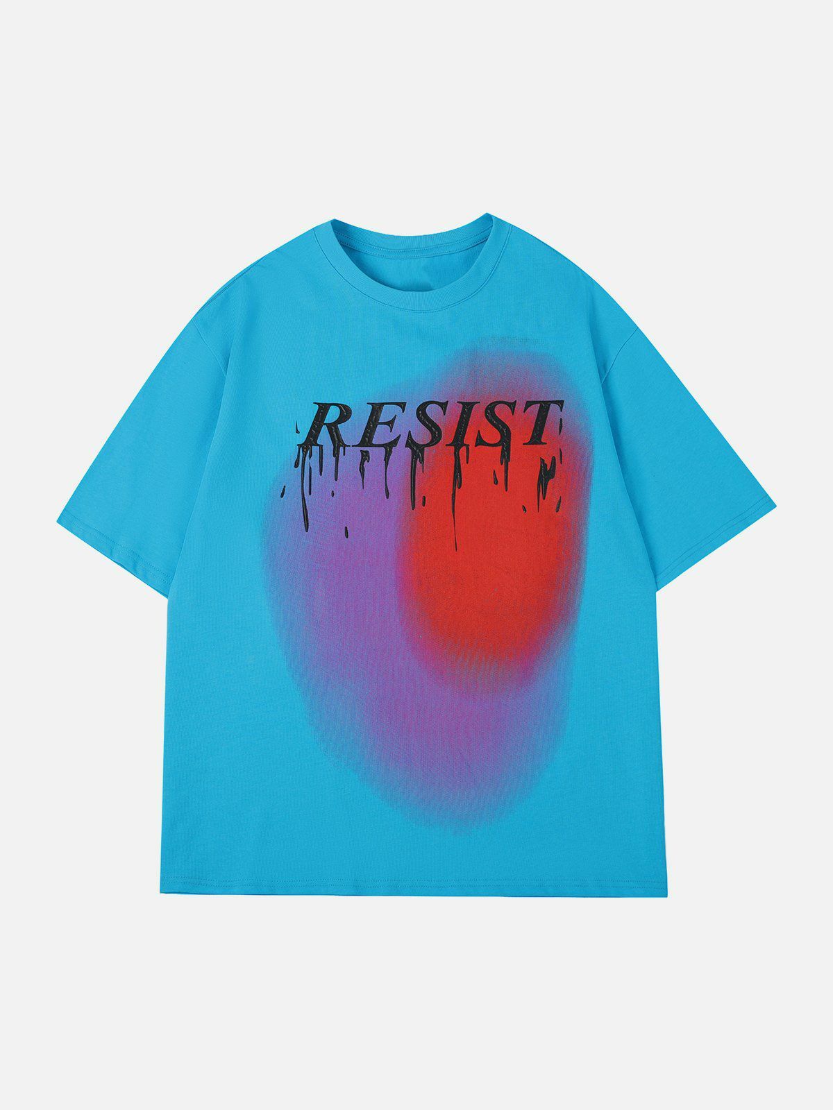 Y2K Gradient Graphic Tee - Retro 90s Summer Outfit, Grunge Style Top for Y2K Vibes