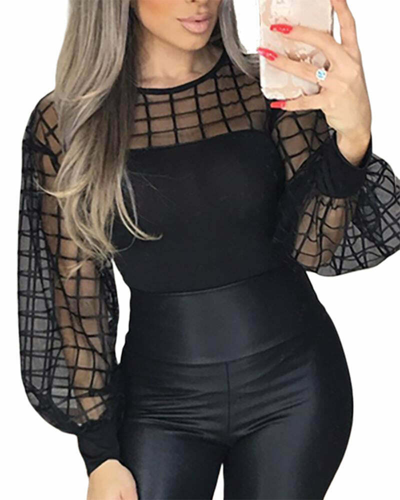 Y2K Grunge Aesthetic Black Long Sleeve Shirt - Cute Comfy Top for Coquette Style Outfits