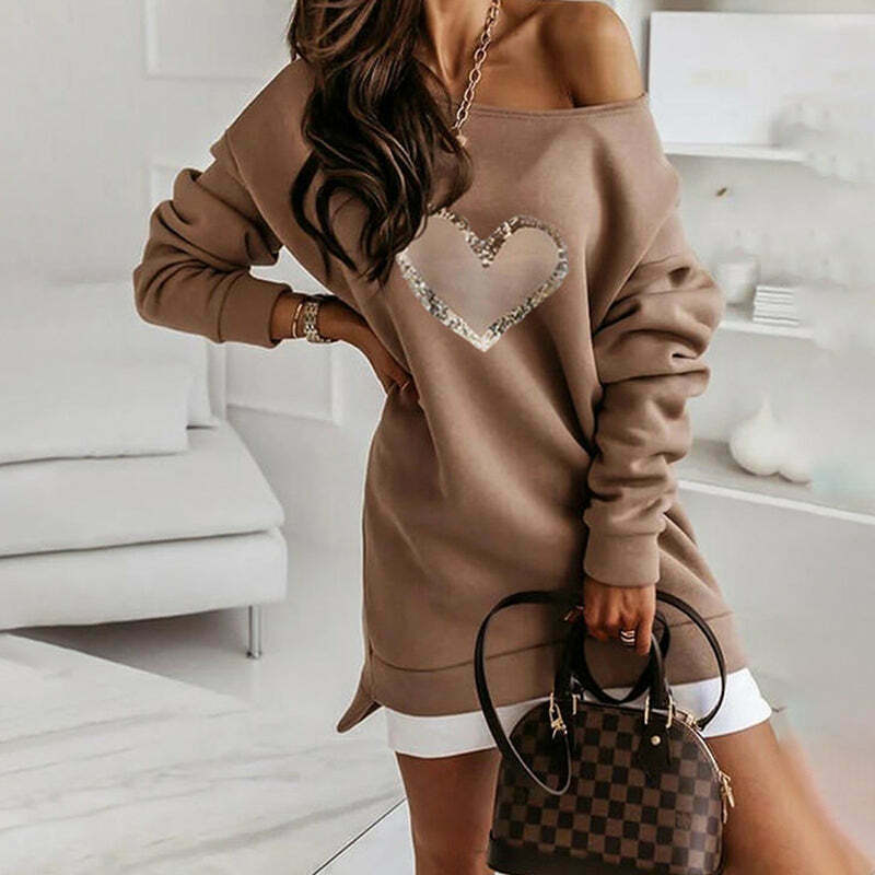 Y2K Grunge Aesthetic Long Sleeve Casual Sweatshirt Top - Cute Comfy Hoodie for Fall