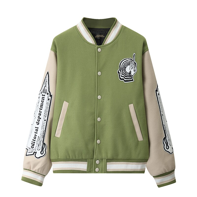 Y2K Grunge Baseball Jacket - Retro 90s Summer Outfit for Parties & Casual Looks