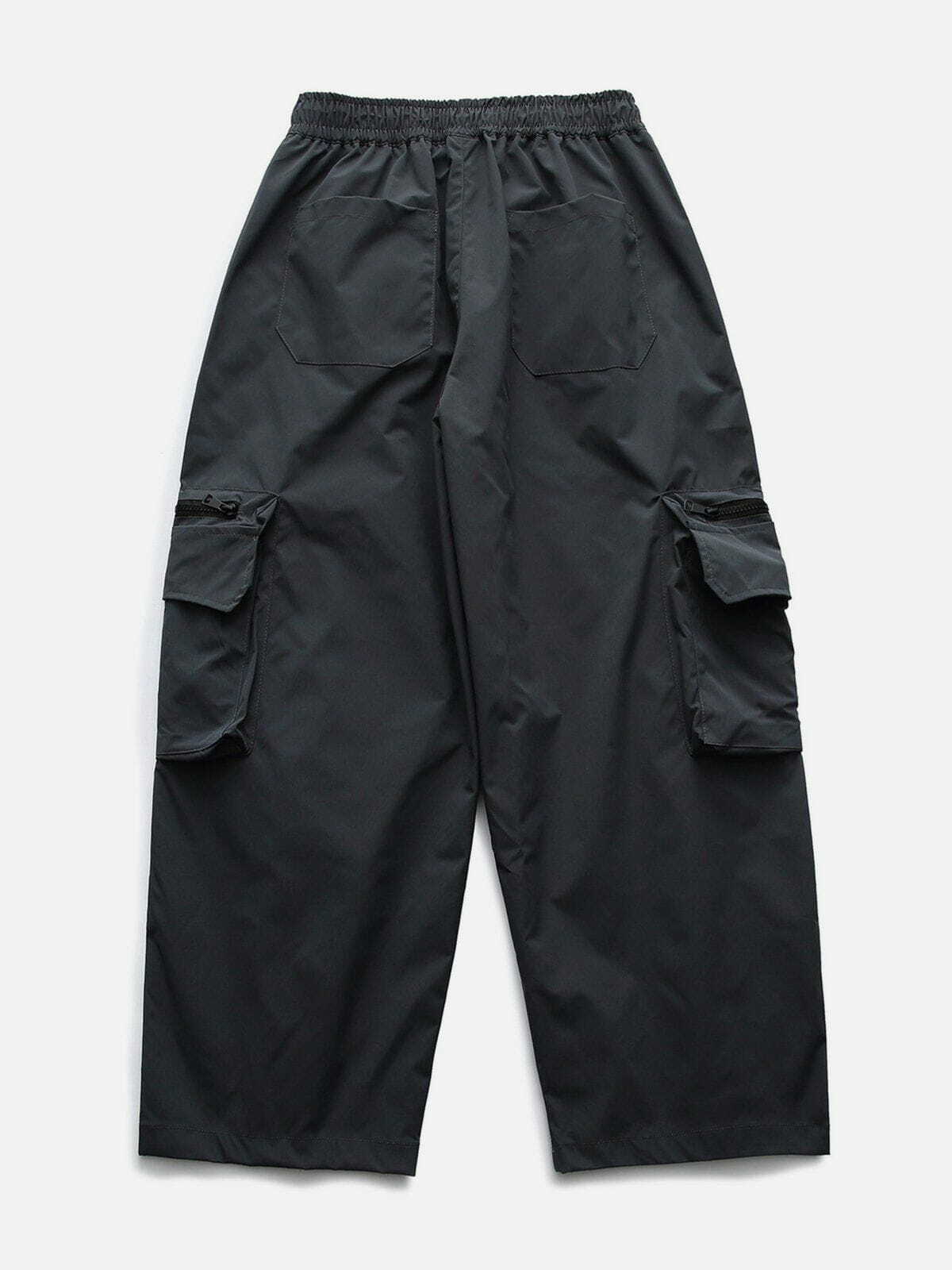 Y2K Grunge Big Pocket Cargo Pants - Retro 90s Summer Outfit for Y2K Style Lovers