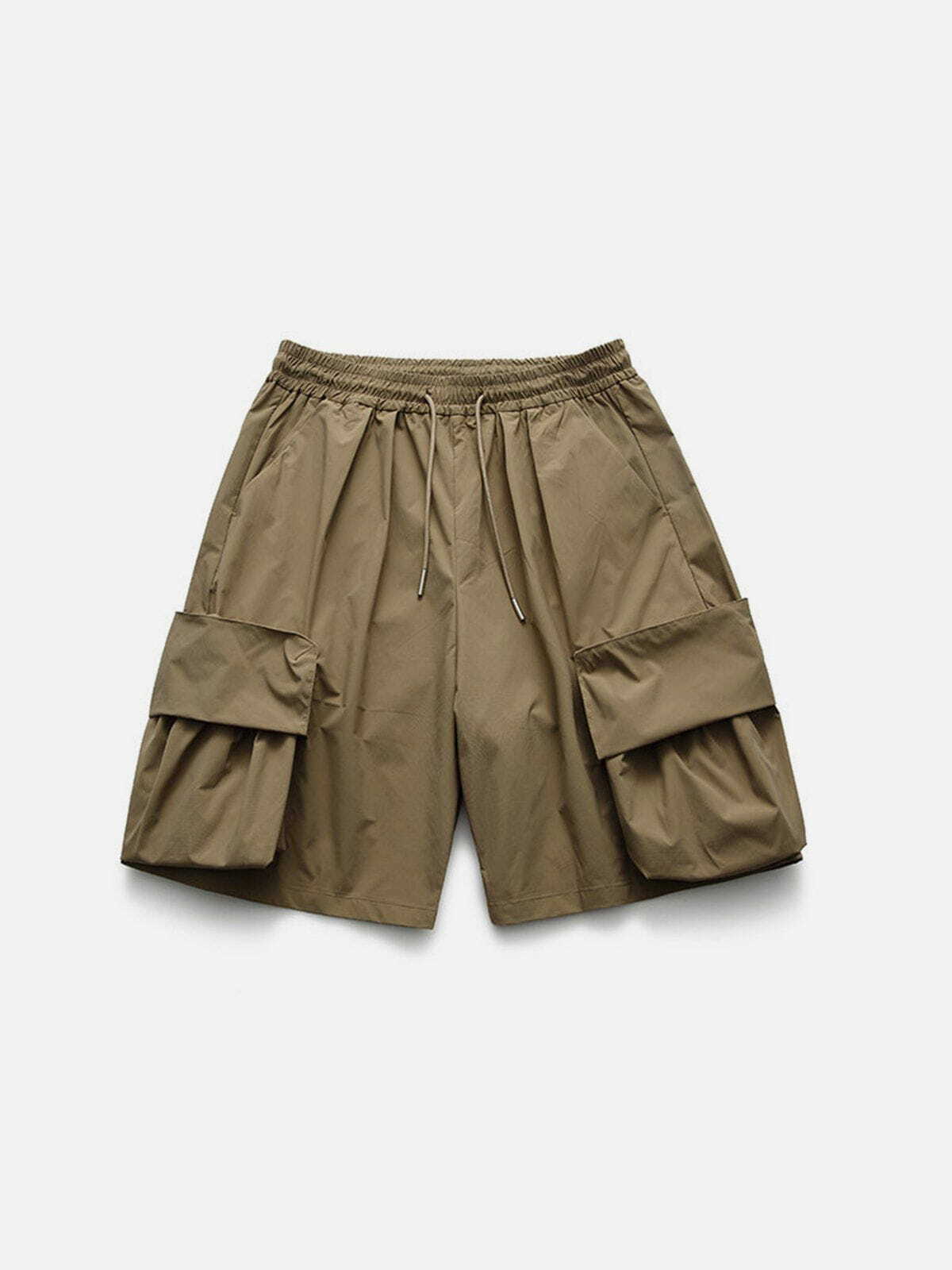 Y2K Grunge Big Pocket Shorts - Retro 90s Summer Outfit for Y2K Party & Beach Vibes