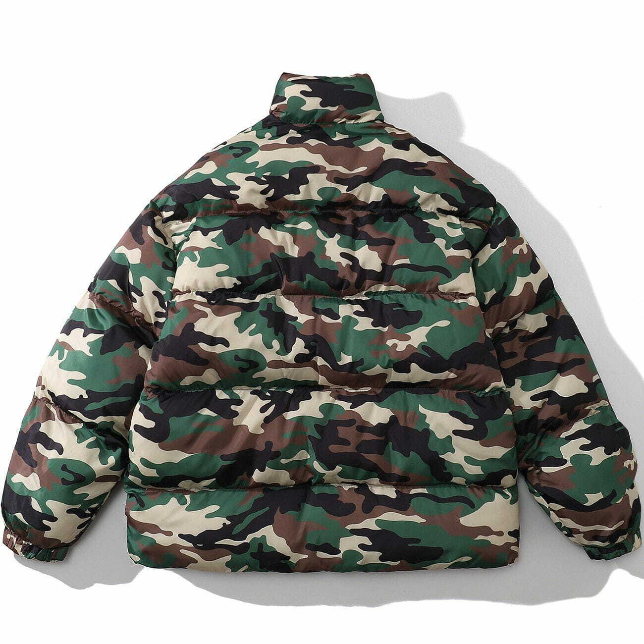 Y2K Grunge Camouflage Winter Coat - Retro 90s Fashion for Y2K Party & Summer Outfits