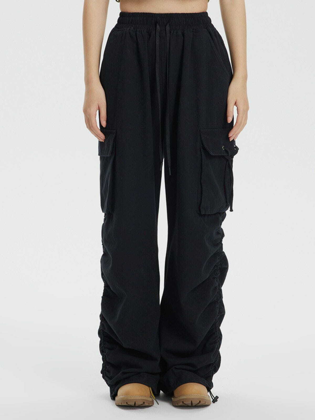 Y2K Grunge Cargo Pants - Loose Fit Summer Outfit for Retro 90s Style & Party Vibes