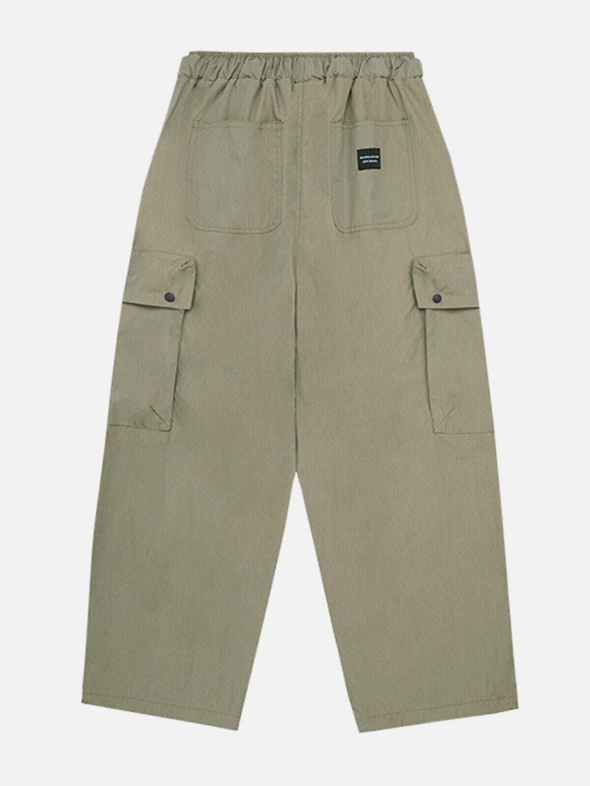 Y2K Grunge Cargo Pants - Retro 90s Style Summer Outfit for Y2K Fashion Lovers