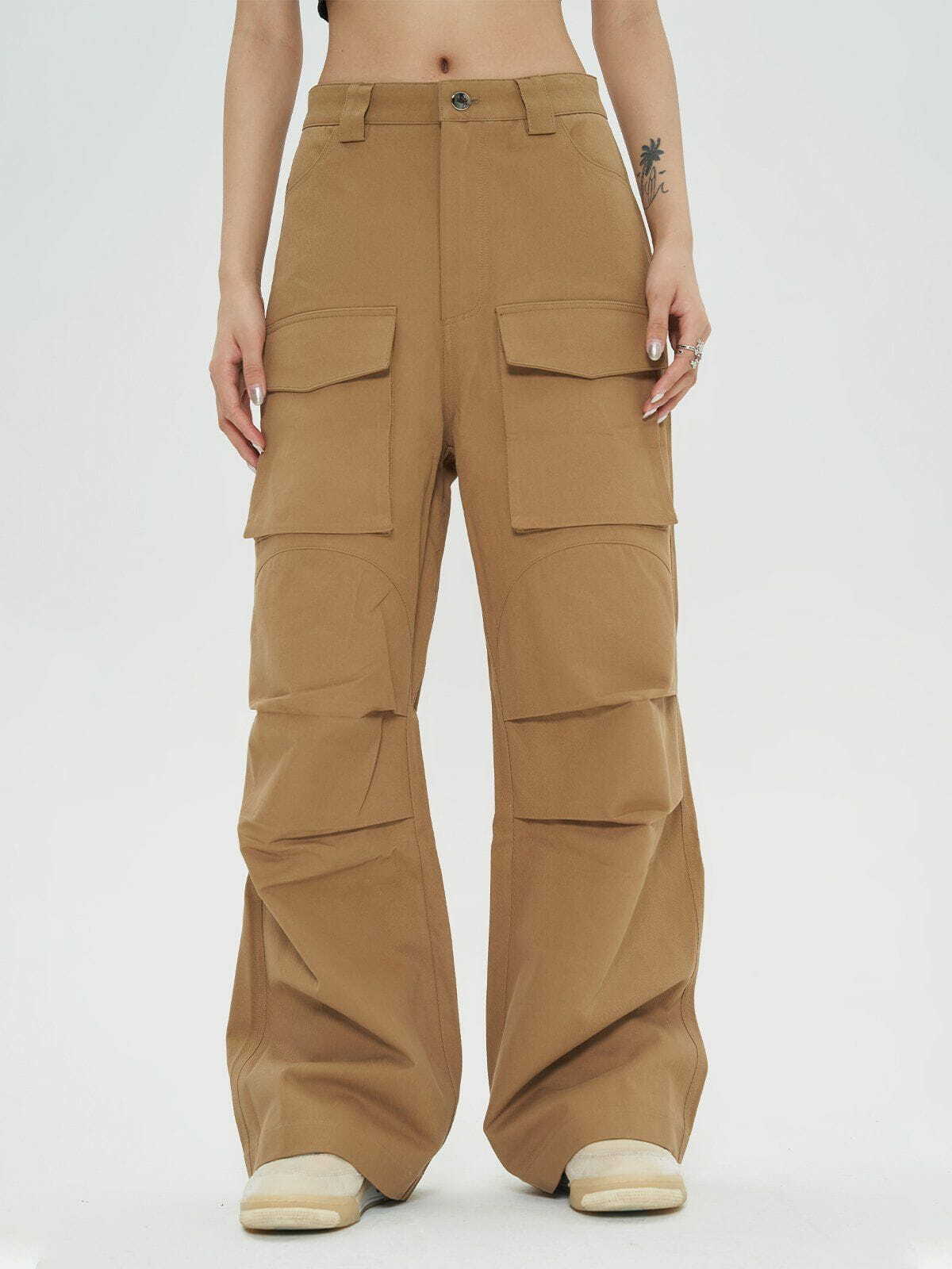 Y2K Grunge Cargo Pants - Retro 90s Summer Outfit, Perfect for Y2K Parties & Beach Vibes