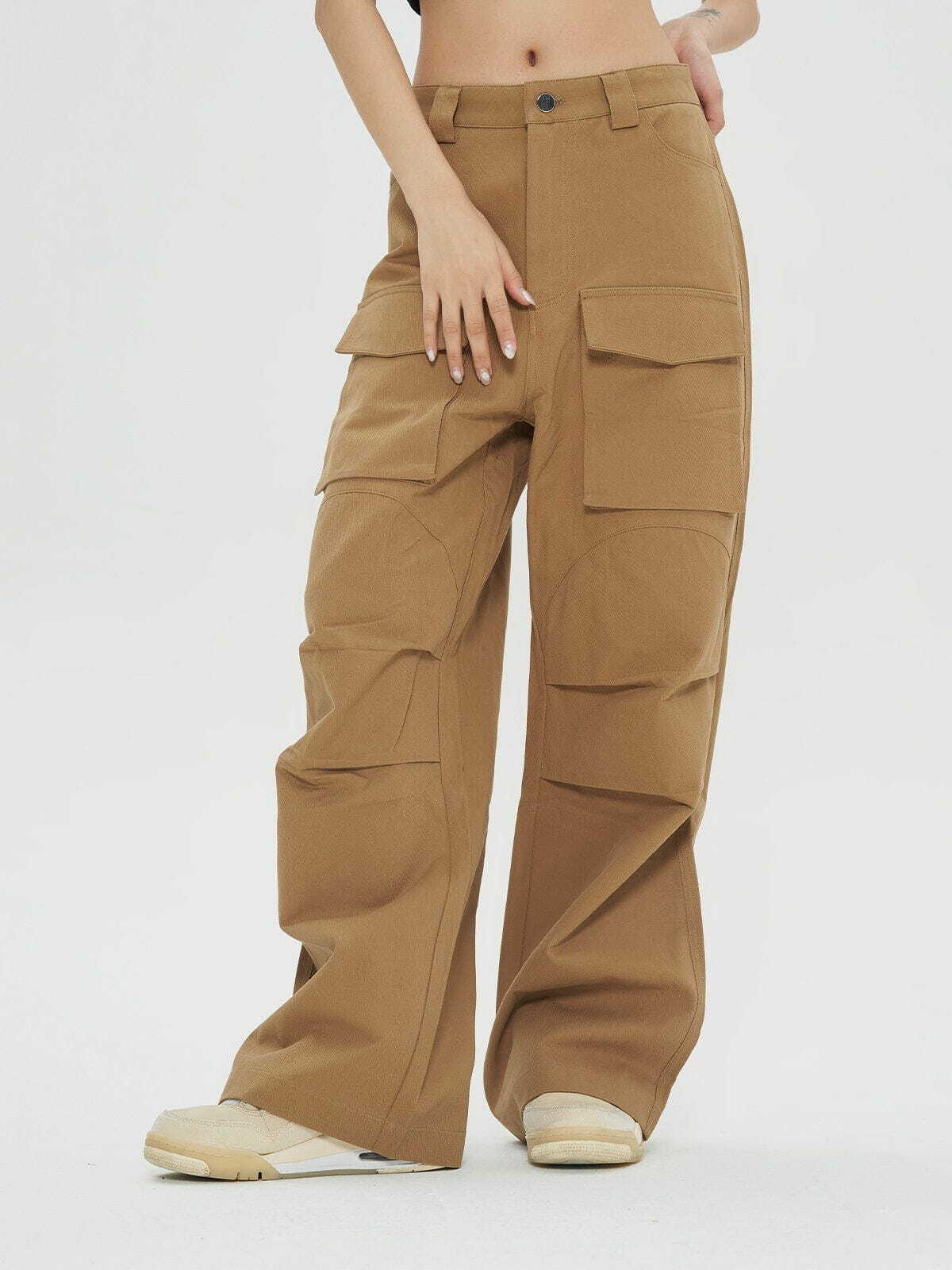 Y2K Grunge Cargo Pants - Retro 90s Summer Outfit, Perfect for Y2K Parties & Beach Vibes