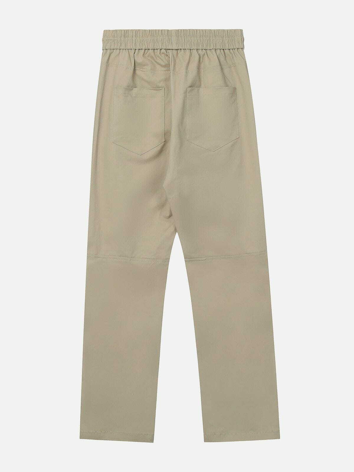 Y2K Grunge Cargo Pants with Multiple Pockets - Retro 90s Summer Outfit Essential