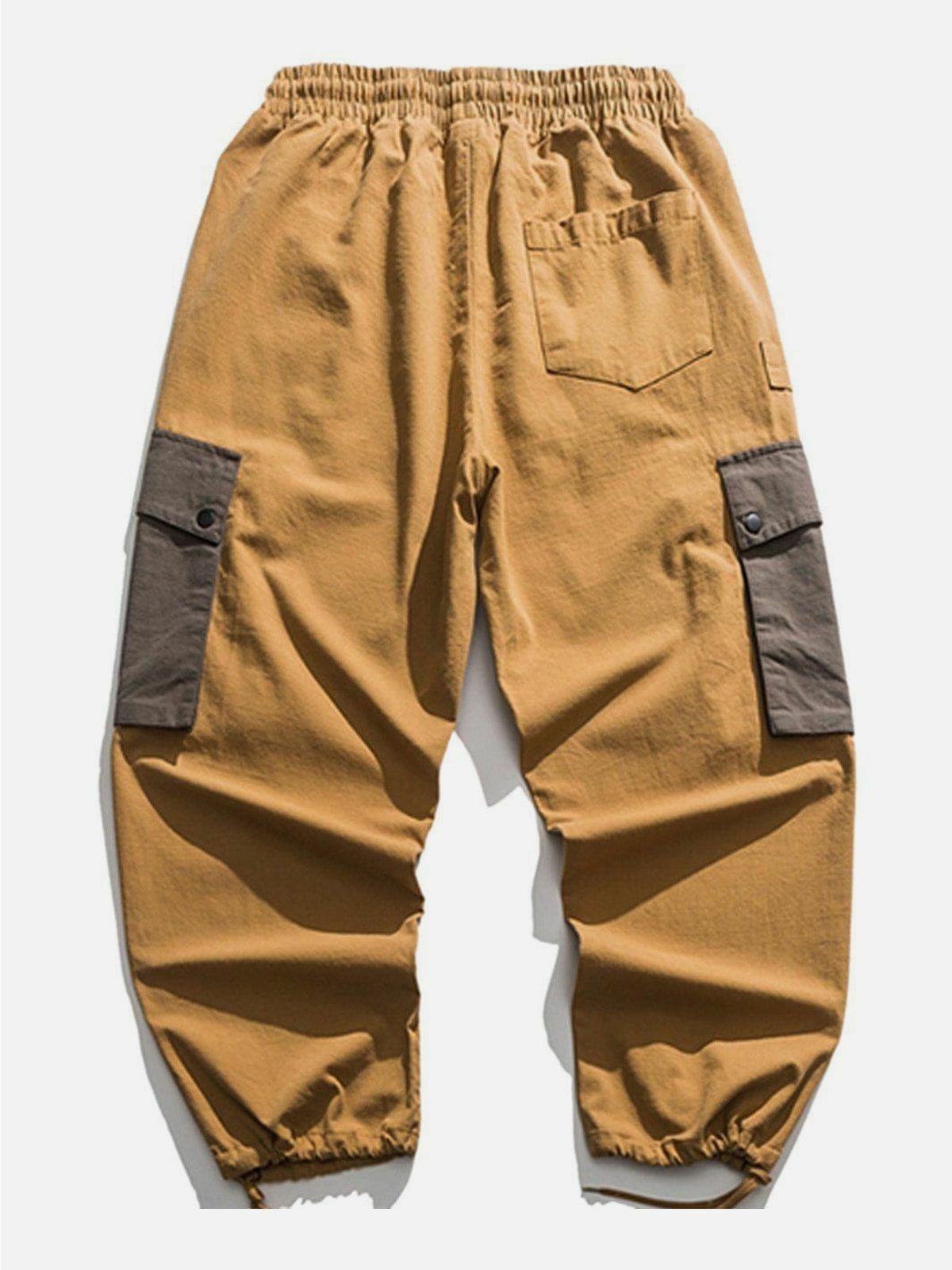 Y2K Grunge Cargo Pants with Multiple Pockets - Retro 90s Summer Outfit Essential