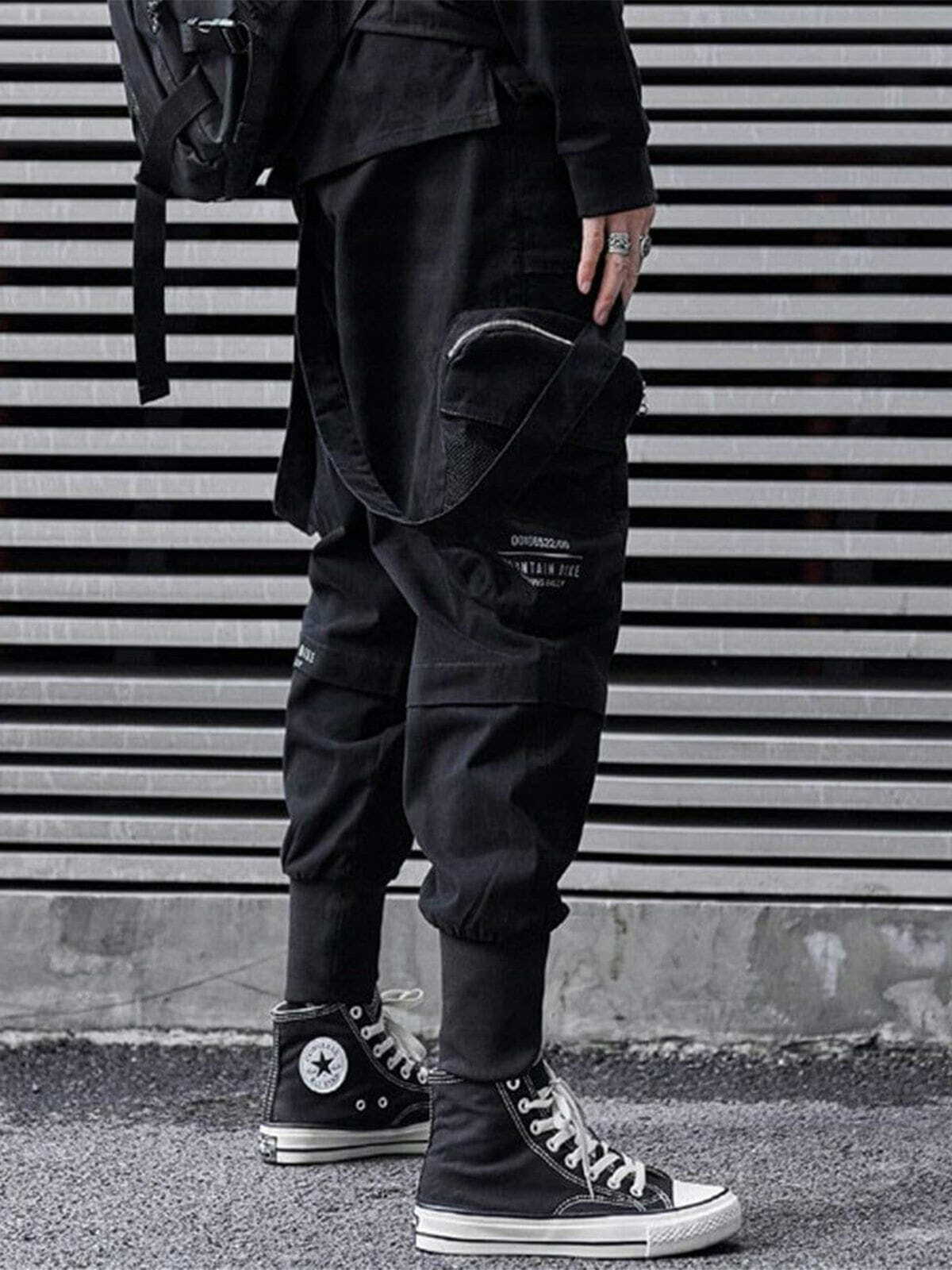 Y2K Grunge Cargo Pants with Pockets - Retro 90s Style for Summer Outfits & Parties