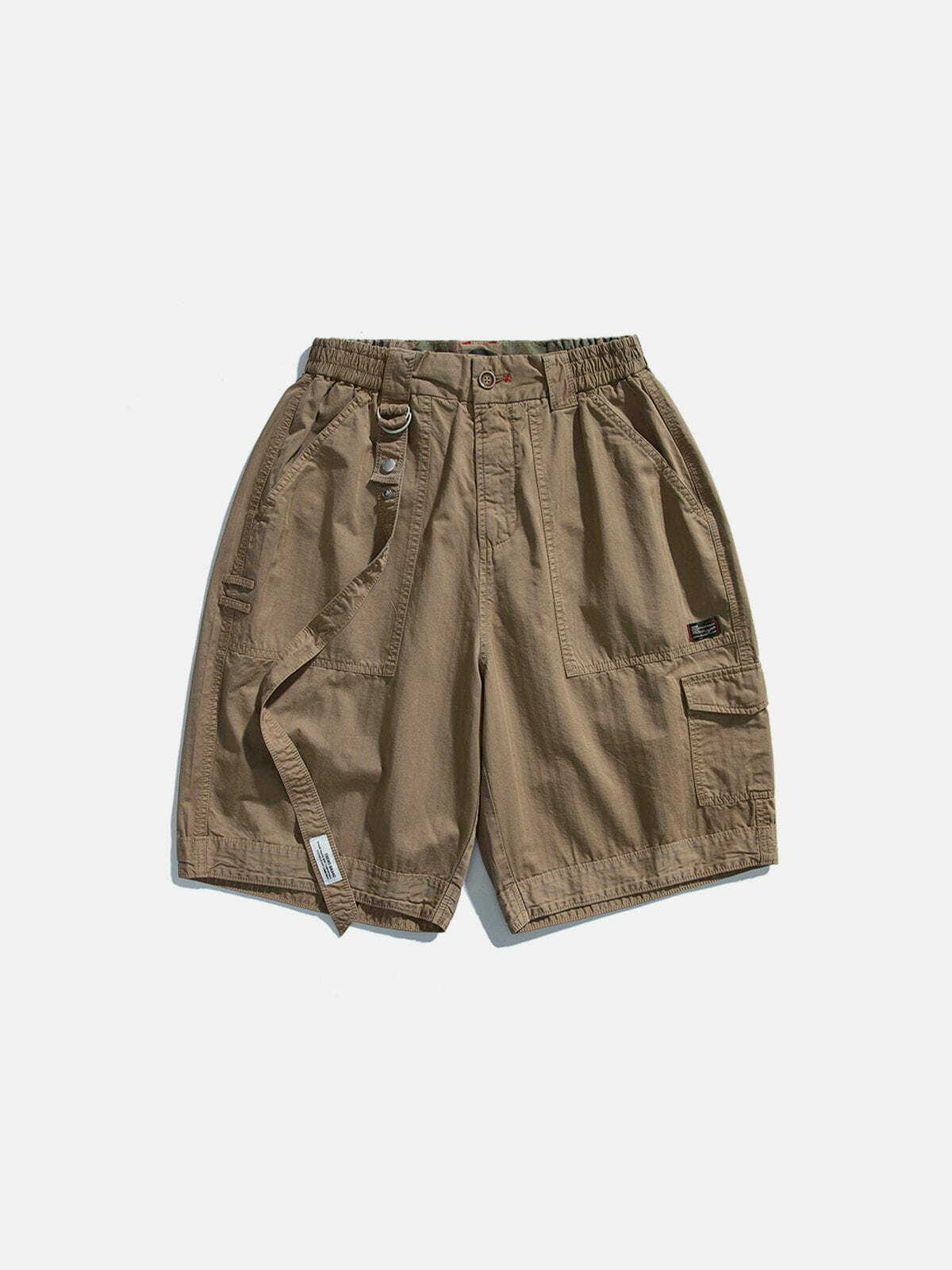 Y2K Grunge Cargo Shorts - Retro 90s Summer Outfit for Y2K Party & Beach Vibes