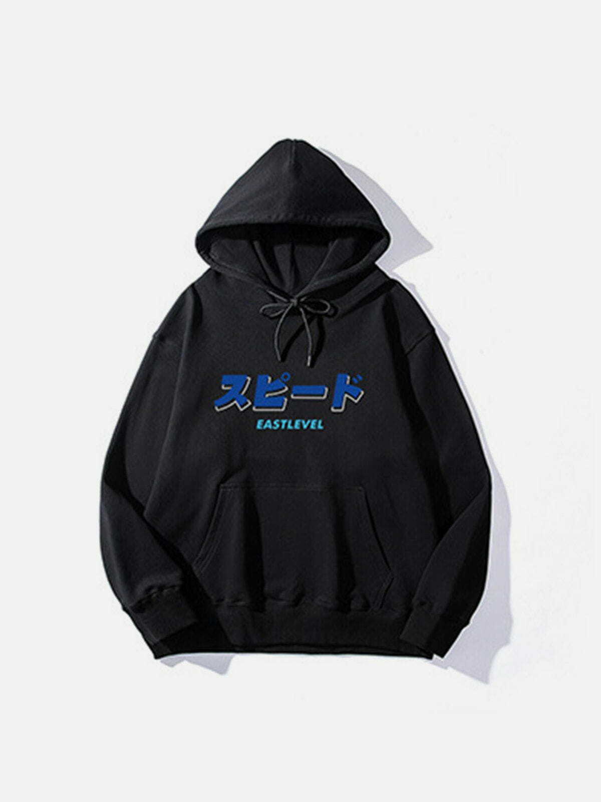 Y2K Grunge Casual Hoodie - Retro 90s Summer Outfit, Y2K Top for Party & Beach Vibes