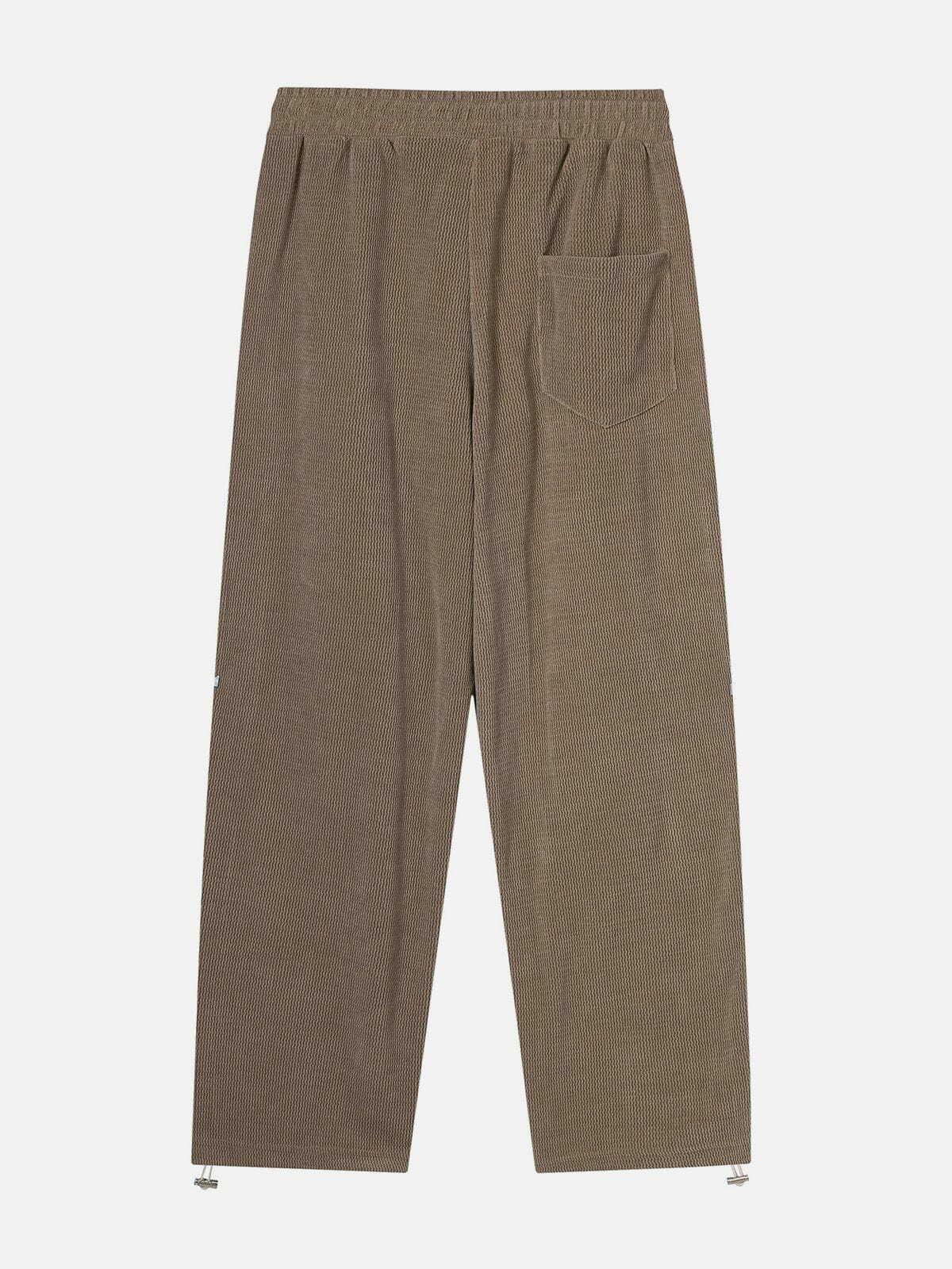 Y2K Grunge Corduroy Drawstring Pants for Retro 90s Summer Outfits & Party Looks