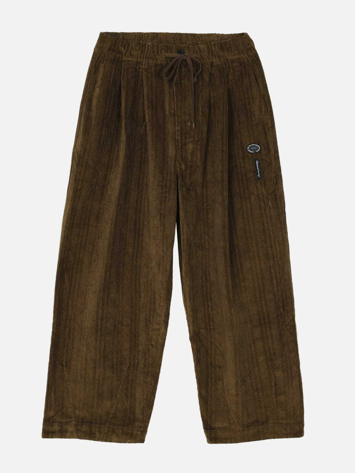 Y2K Grunge Corduroy Sweatpants - Retro 90s Summer Outfit for Y2K Party & Club Vibes