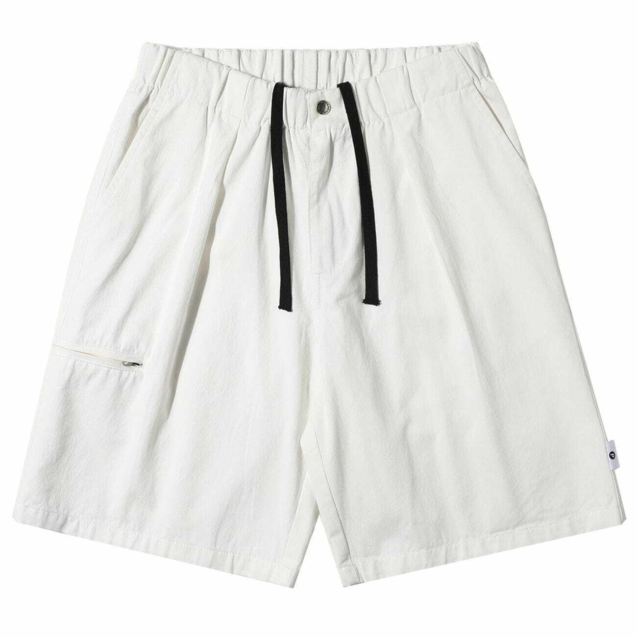 Y2K Grunge Drawstring Cargo Shorts - Retro 90s Summer Outfit for Y2K Style Lovers