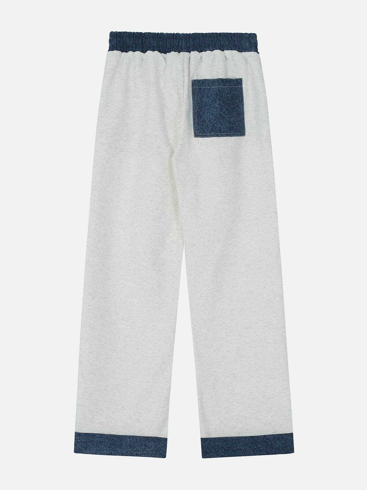 Y2K Grunge Drawstring Sweatpants - Retro 90s Fashion for Summer Outfits & Party Looks