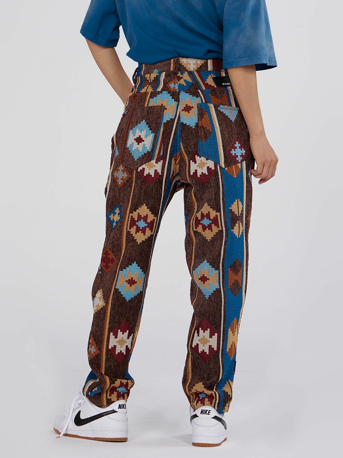 Y2K Grunge Embroidery Pants - Retro 90s Summer Outfit for Y2K Party & Club Vibes