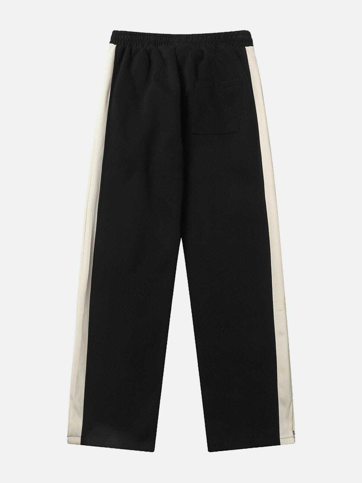 Y2K Grunge Foot Mouth Slit Sweatpants - Retro 90s Summer Outfit for Y2K Vibes