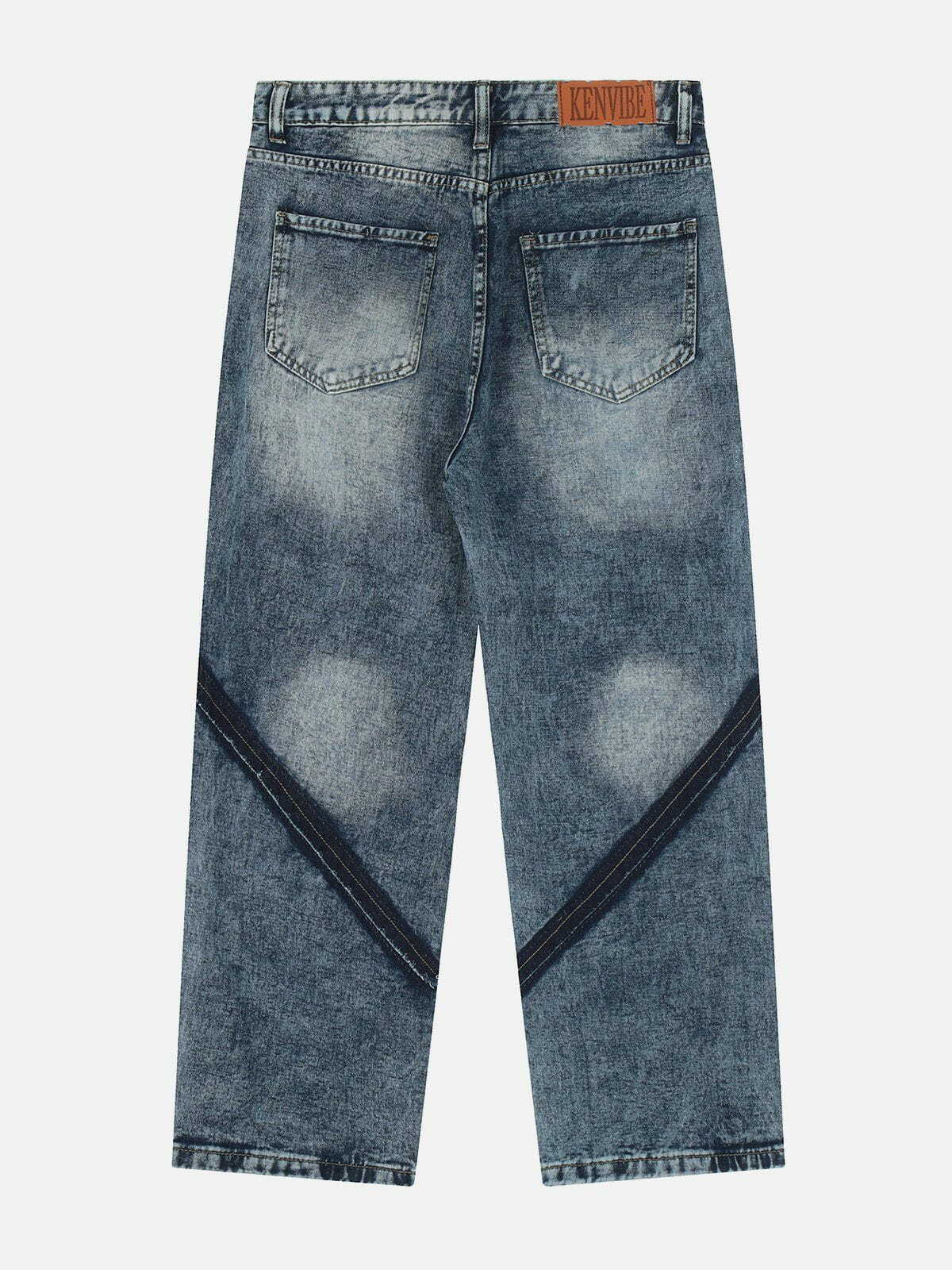 Y2K Grunge Gradient Jeans - Retro 90s Summer Outfit for Y2K Party & Club Vibes