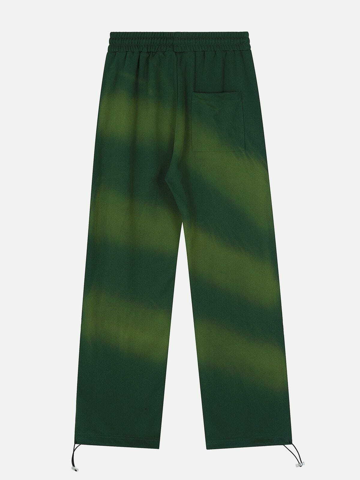 Y2K Grunge Gradient Sweatpants - Retro 90s Style for Summer Parties & Casual Outfits