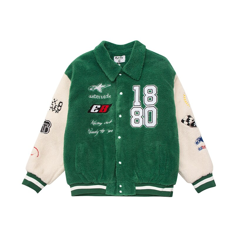 Y2K Grunge Green Asteroids Jacket - Retro 90s Summer Outfit for Y2K Party & Club Looks