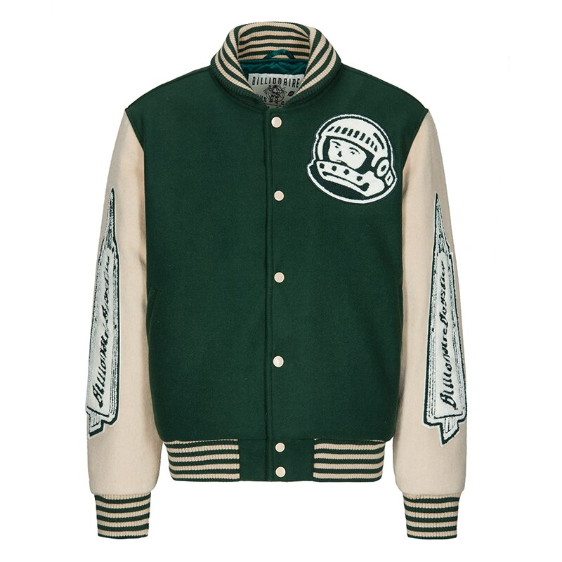 Y2K Grunge Green Baseball Jacket - Retro 90s Summer Outfit, Y2K Party & Club Style