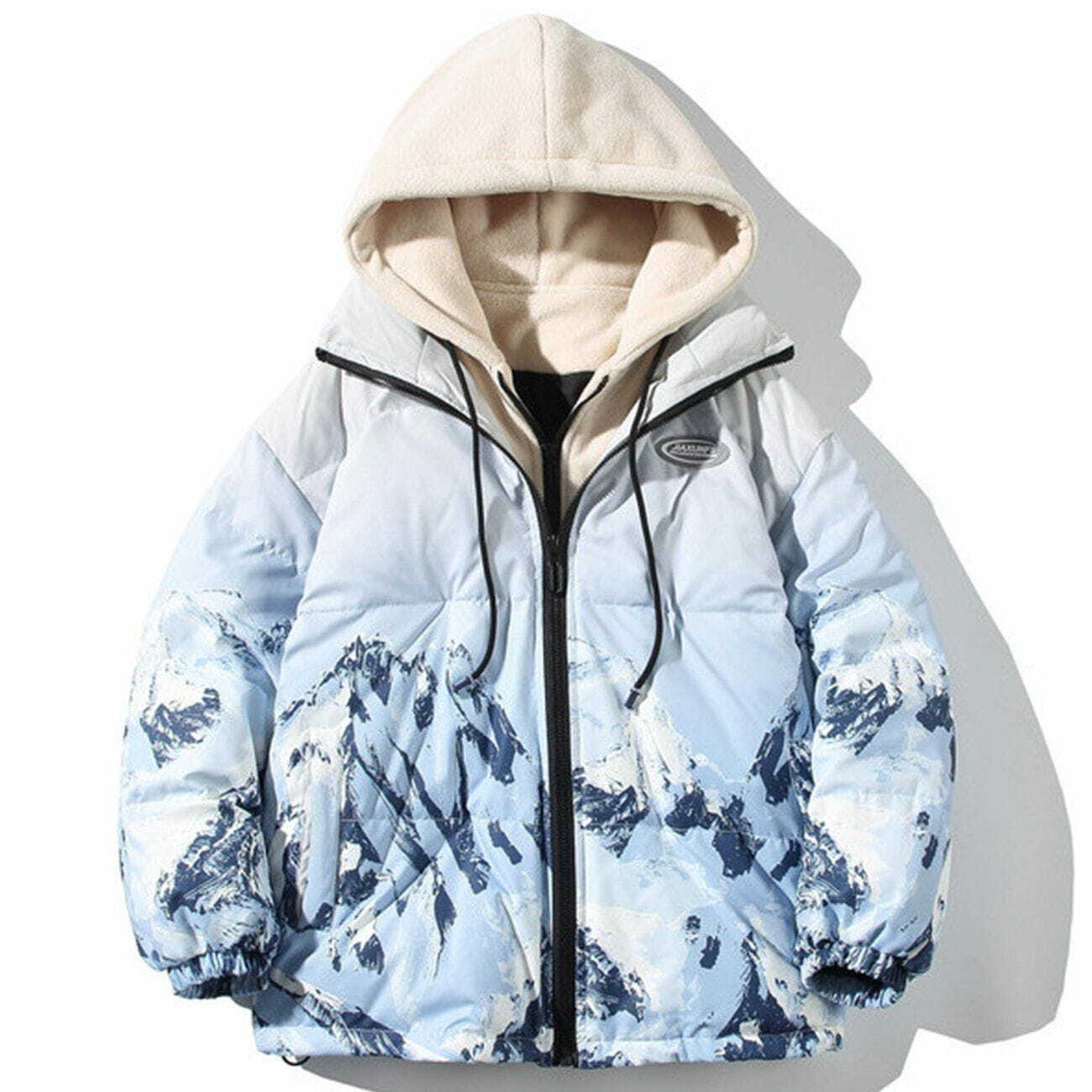 Y2K Grunge Hooded Puffer Jacket - Retro 90s Fashion for Summer Parties & Outfits