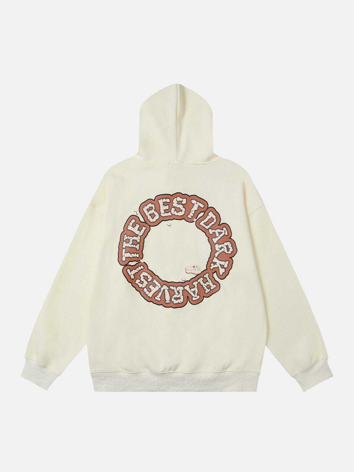 Y2K Grunge Hoodie with Plastisol Printing - Retro 90s Summer Outfit for Y2K Vibes