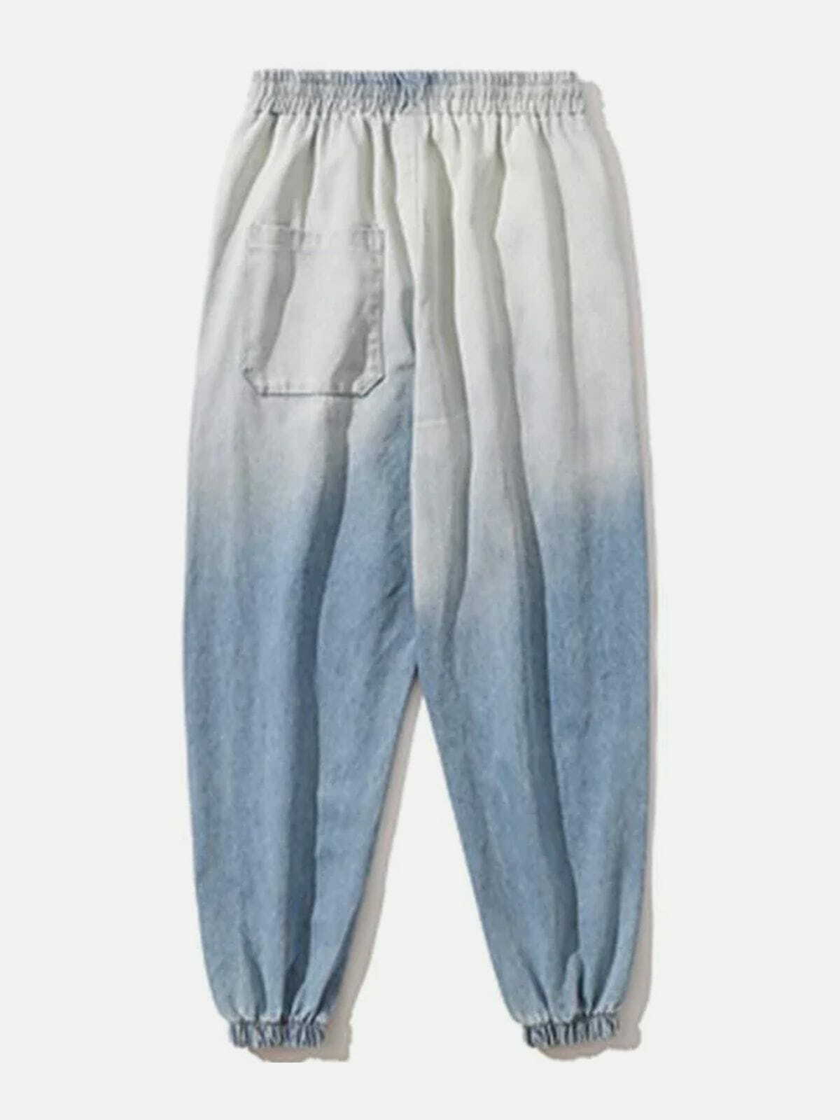 Y2K Grunge Letter Print Jeans - Retro 90s Summer Outfit for Y2K Party & Club Vibes