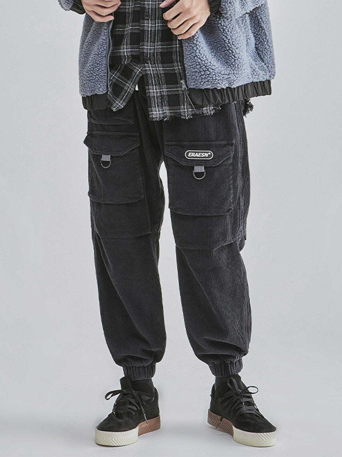 Y2K Grunge Multi Pocket Cargo Pants - Retro 90s Style for Summer Outfits & Parties