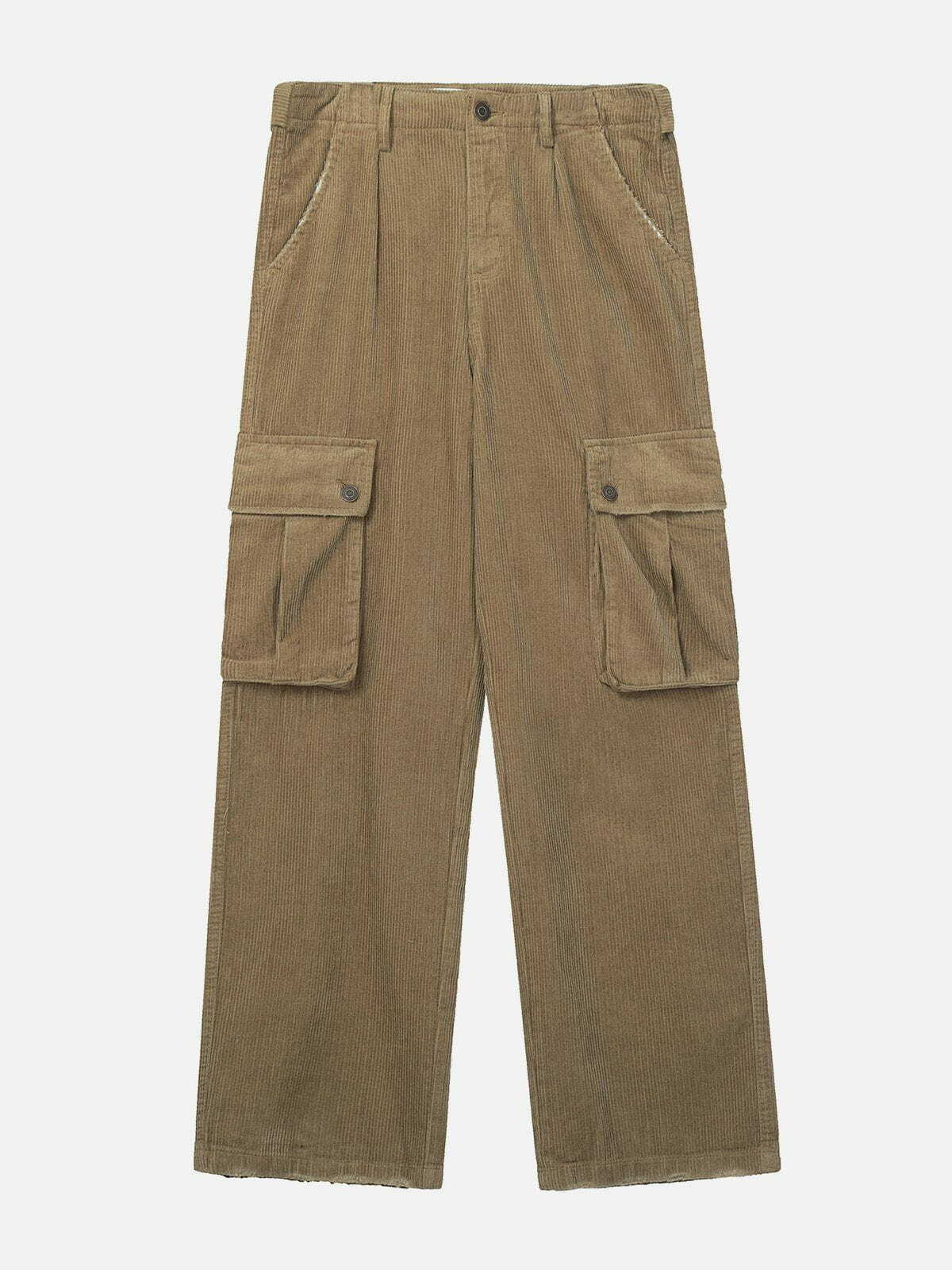 Y2K Grunge Multi Pocket Cargo Pants - Retro 90s Style for Summer Outfits & Parties