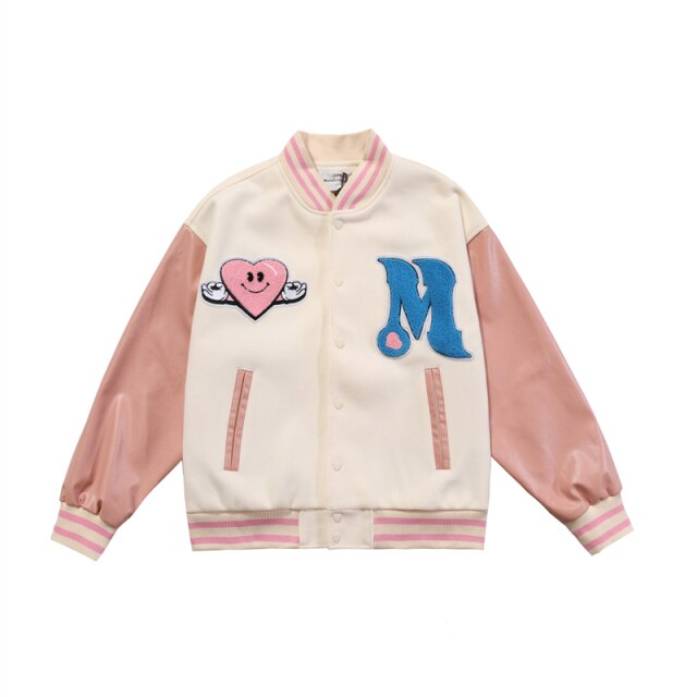 Y2K Grunge Pink Made Extreme Jacket - Retro 90s Summer Outfit for Party & Club Vibes