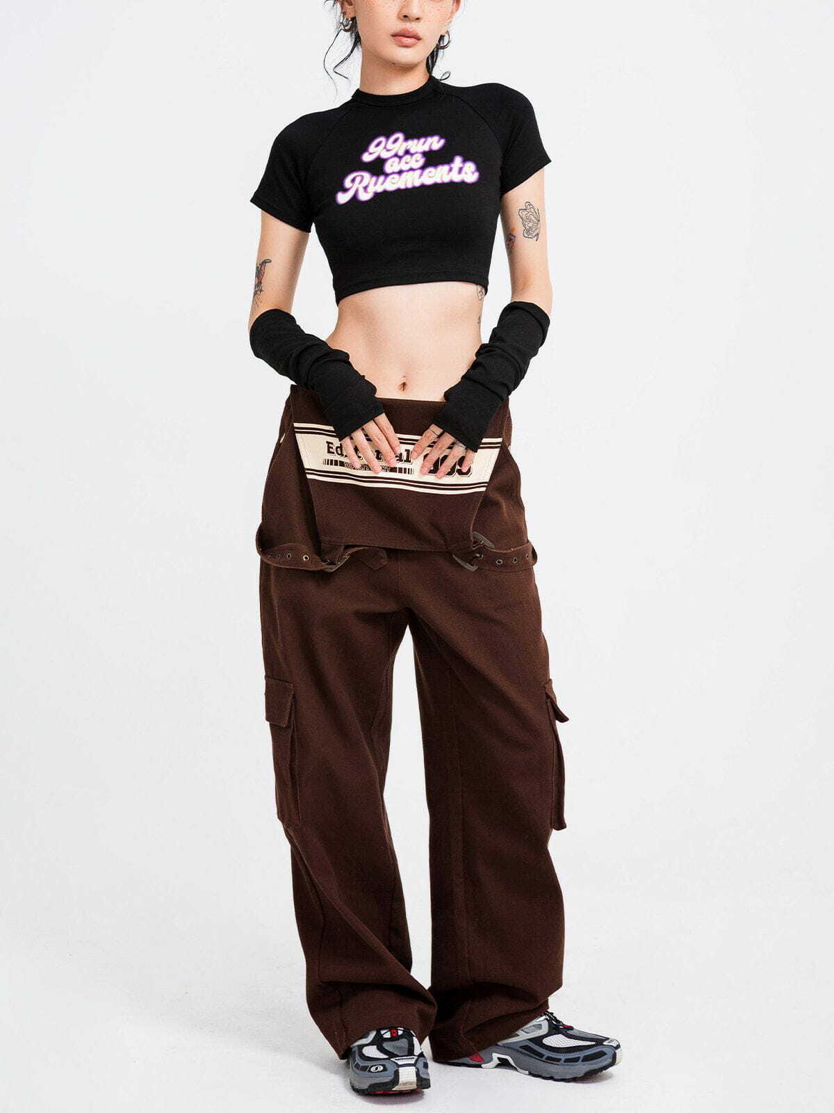 Y2K Grunge Print Pants - Retro 90s Summer Outfit, Perfect for Parties & Clubbing